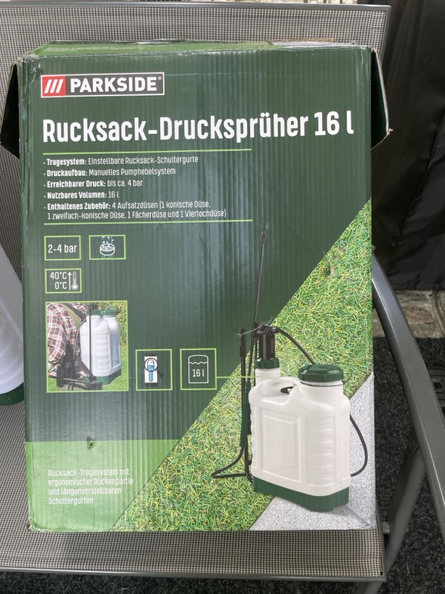 Tecnologia medica: PARKSIDE Rucksack-Drucksprüher 16 l – Usato da Kehrsatz venduto da blume910 4