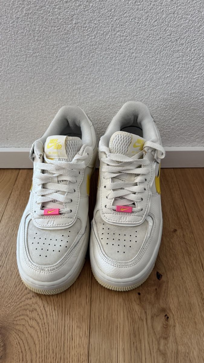 Nike Damenschuhe: Nike Air Force 1 Shadow Sneaker weiss gelb  – Neu (gemäss Beschreibung) aus Frauenfeld von Rebecca.97 2