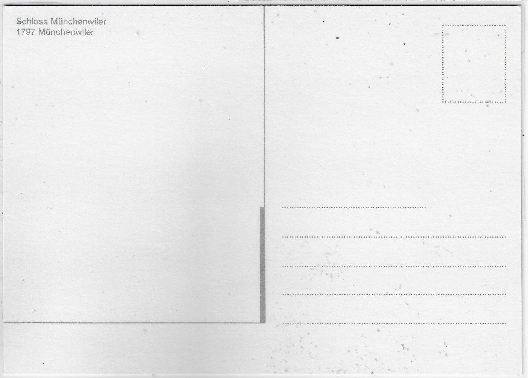 Cartoline postali: Schloss Münchenwiler – Usato da Ettingen venduto da Kartenplanet 1
