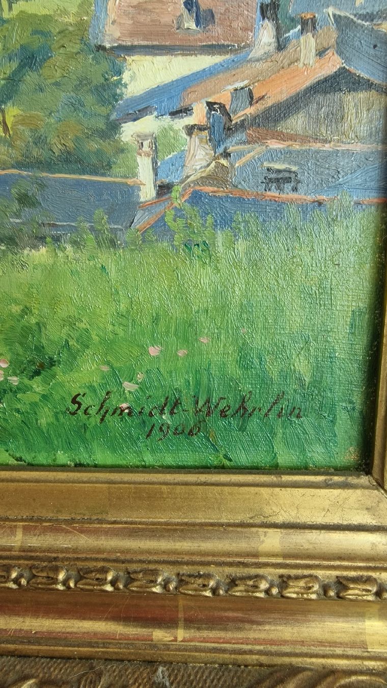 Tableaux: huile sur toile Schmidt-Wehrlin – D'occasion à Echandens par Vasteinauer 2