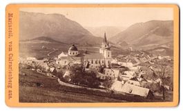 Fotografie Mariazell, Blick in den Ort v