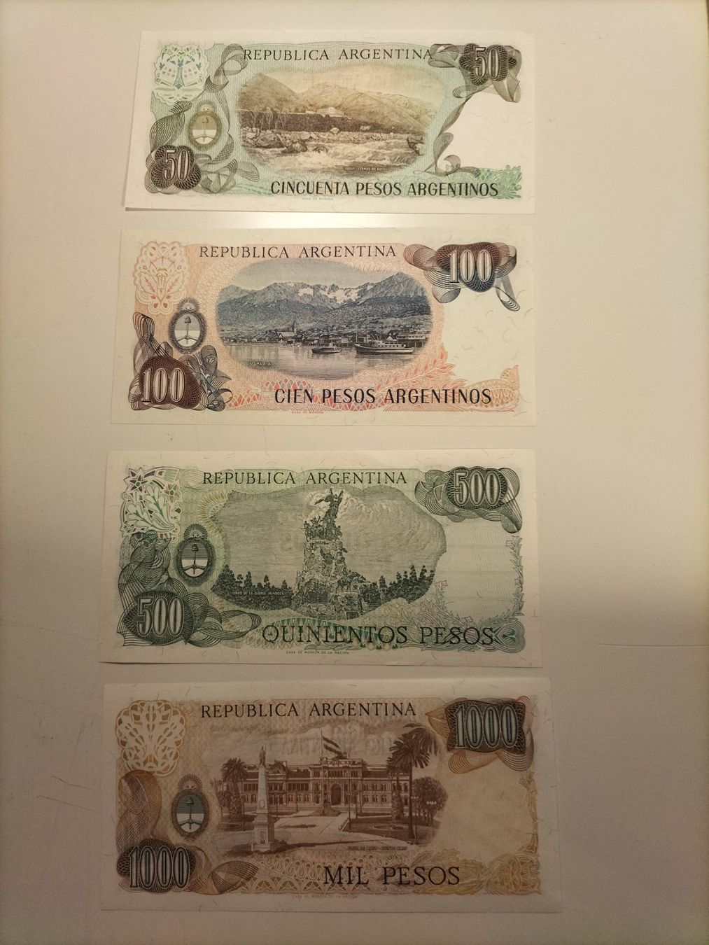 Banconote: Argentinien - Banknotensammlung – Nuovo (secondo la descrizione) da Innerberg venduto da simon30432 3