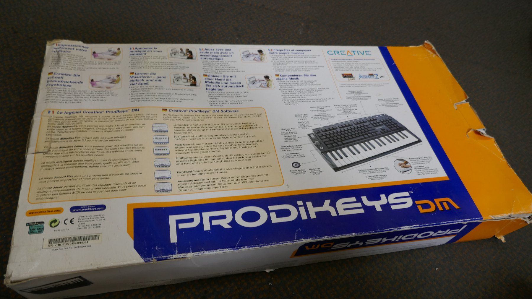 Tastiere: Creative Prodikeys Keyboard Tastatur – Usato da Wenslingen venduto da FairlightCMI 4