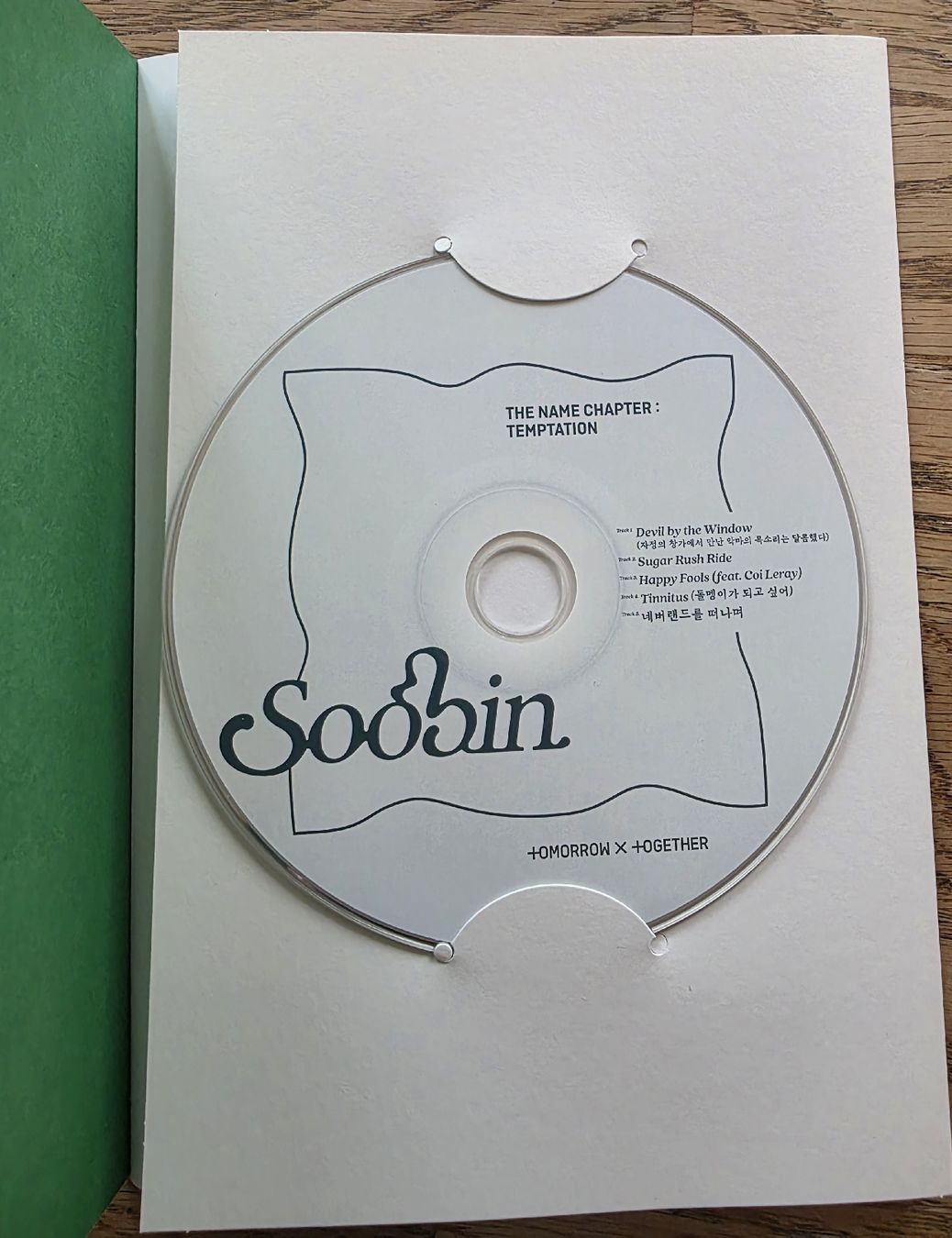 CD: TXT - The Name Chapter: TEMPTATION Soobin ver. – Nuovo (secondo la descrizione) da Wimmis venduto da sal_rj9j 2