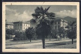 Locarno, Viale delle Palme, Pferdekutsch