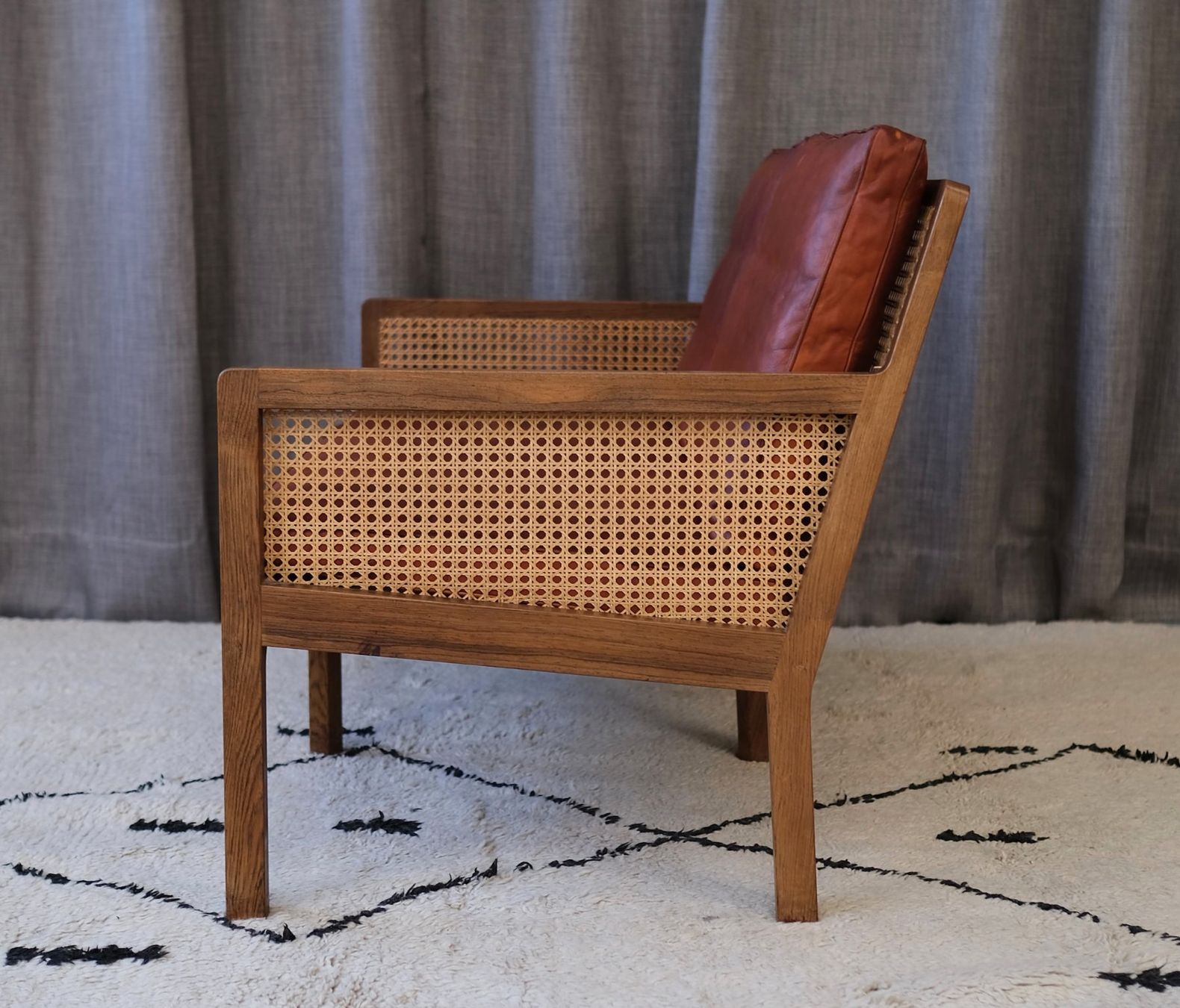 Sofas: Original Sofa by Bernt Petersen, Palisander & Cane 1964 – Gebraucht aus Bern von Zmodern_VIN 3