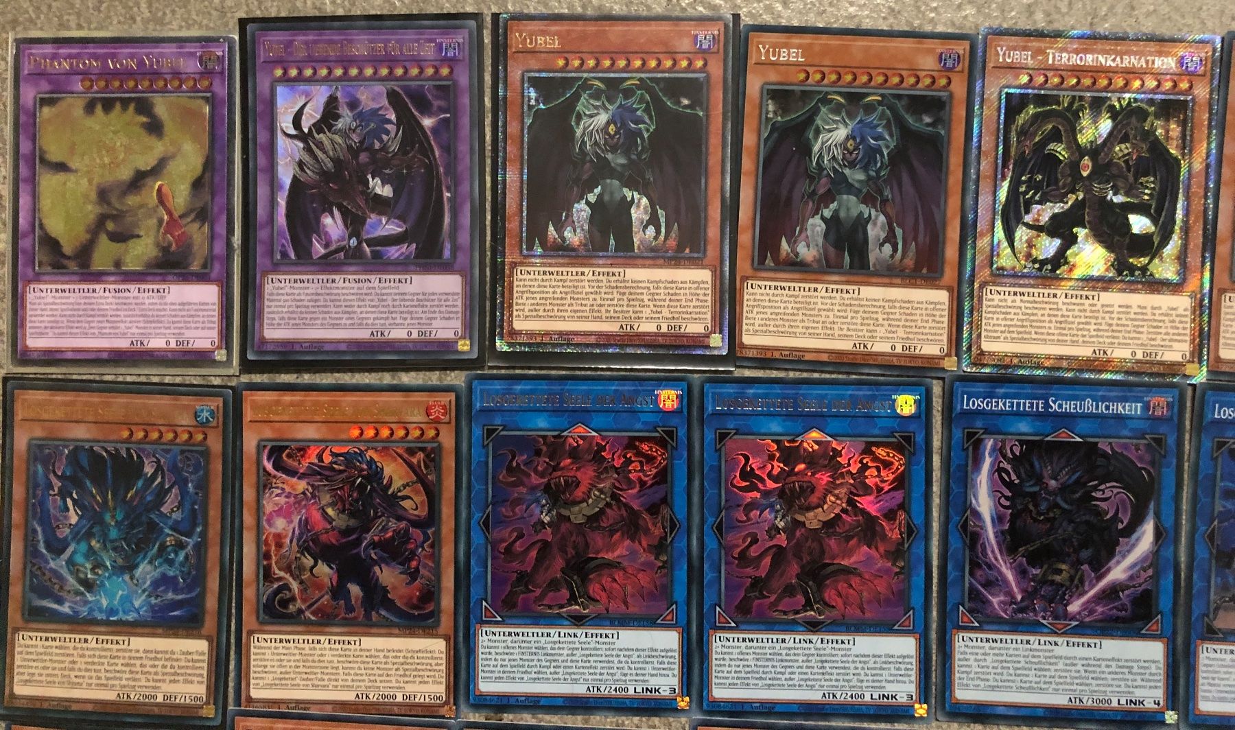 Yugioh Carte collezionabili: YuGiOh Yubel / Losgekettet Deck – Usato da Altstätten SG venduto da ChangeMaker 7