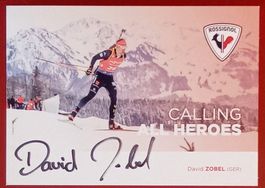 David Zobel Biathlon Autogramm signiert Foto 10x15cm