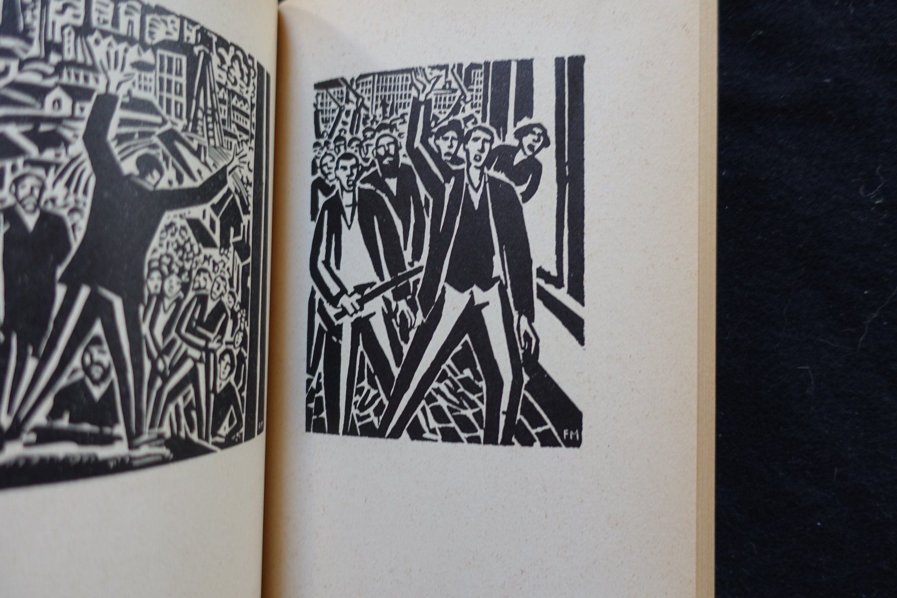 Libri: Frans Masereel: Mein Stundenbuch. Einleitung: Thomas Mann – Usato da Gutenswil venduto da Optico 2