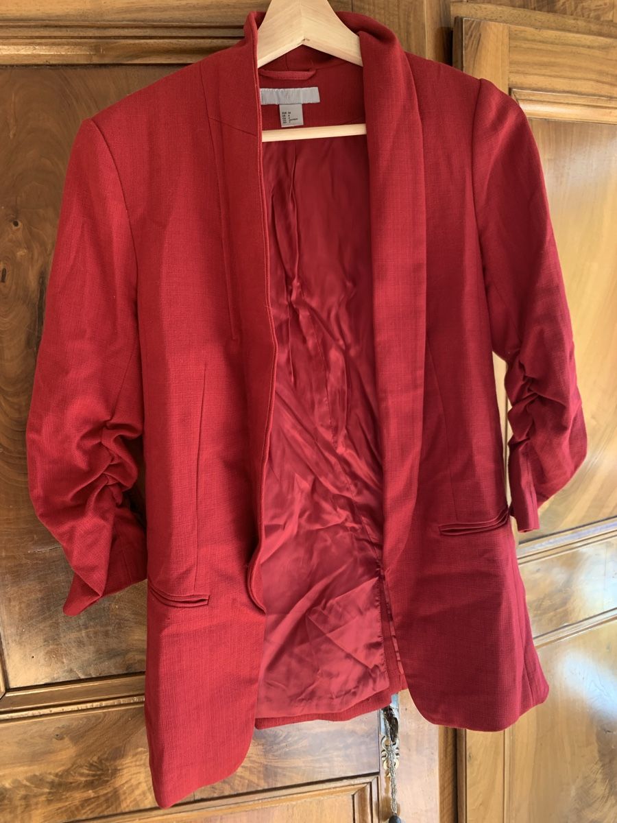 H&M Giacche: Blazer rouge - H&M - Taille 34/XS – Usato da Prangins venduto da val_2c72