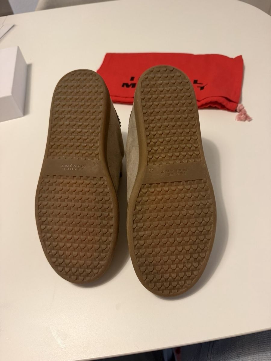 Isabel Marant Scarpe da donna: Baskets Isabel Marant cuir et daim beige scratchs taille 39 – Nuovo e nell'imballaggio originale da Genève venduto da eth_6qs6 5