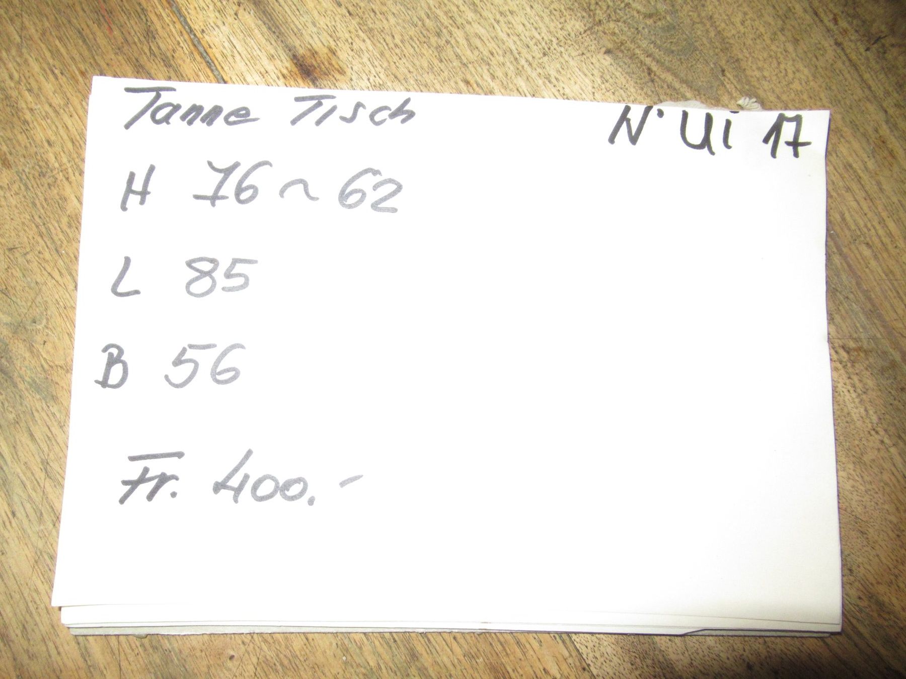 Tavoli: Tisch (Tanne/85) – Usato da Berg SG venduto da Pizza58 8
