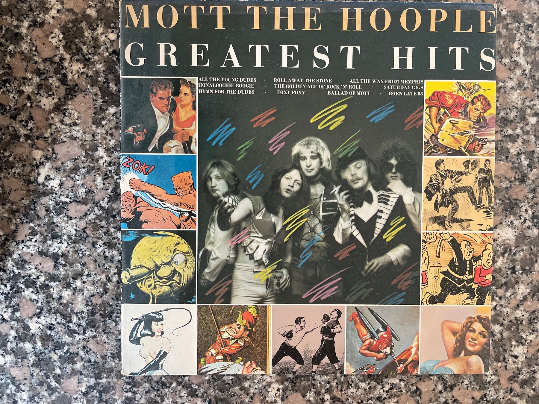 Dischi in vinile: A227/Mott the Hoople-Greatest Hits – Usato da Frutigen venduto da Philippe_jsp