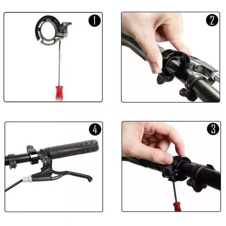 Pezzi di ricambio: Neue Fahrradklingel Schwarz - schlankes Design – Nuovo (secondo la descrizione) da Steinmaur venduto da ShOWTeK 3