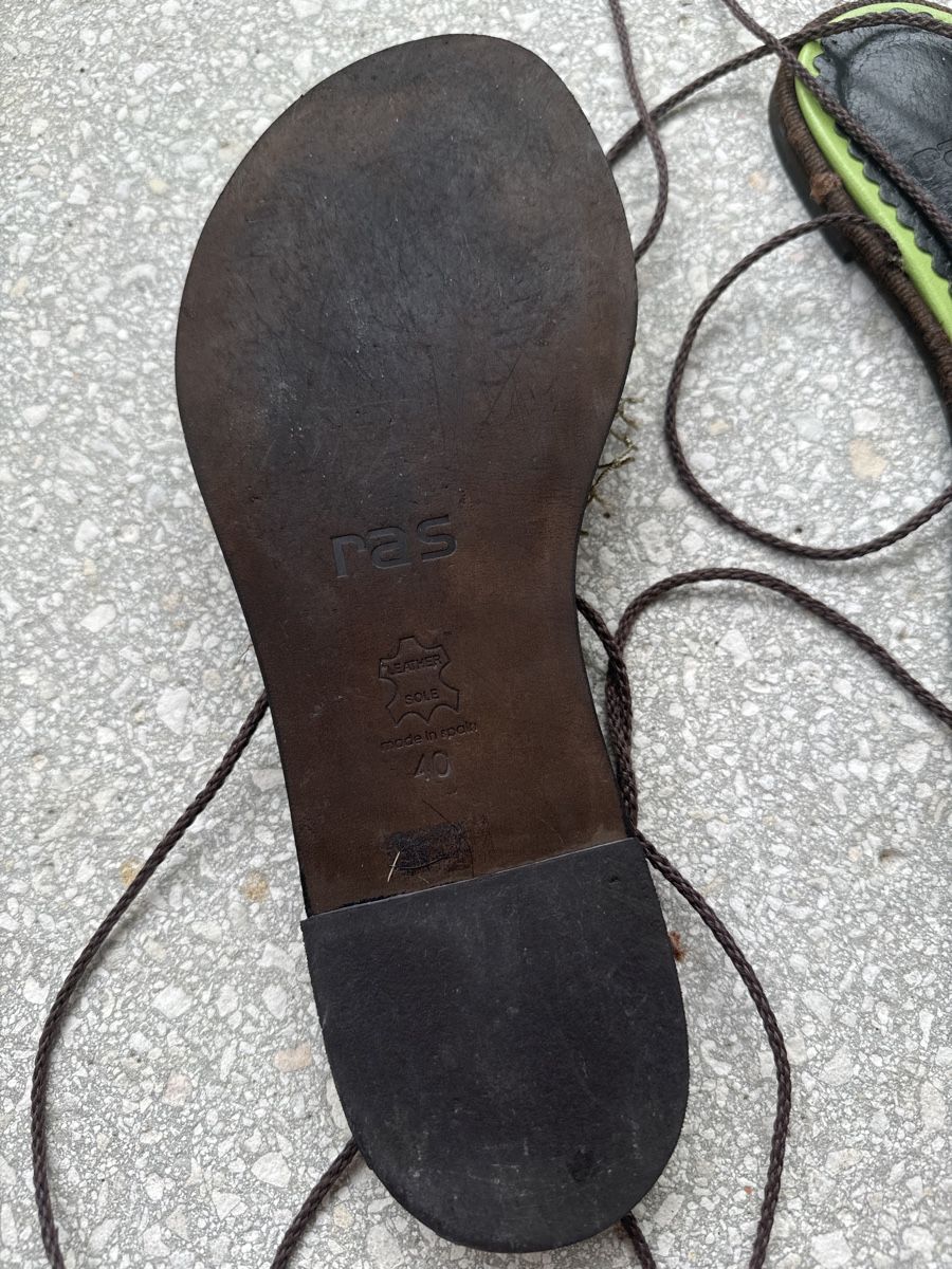 Damenschuhe: RAS Sandalen Leder Gr. 40 – Neu (gemäss Beschreibung) aus Brütten von Rod816 4