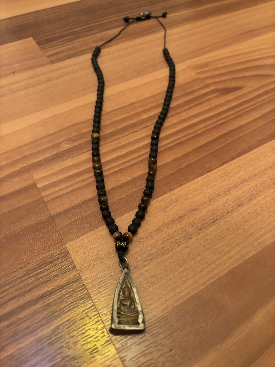 Catenine: Buddha Halskette mit Tigerauge – Usato da Weiningen ZH venduto da GriederRemarket