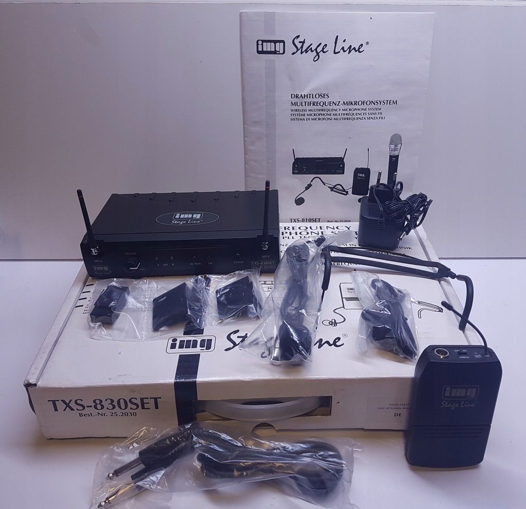Microfoni: Multifrequenz-Mikrofonsystem in UHF-PLL-Technik (TXS-830Set) – Nuovo (secondo la descrizione) da Siebnen venduto da Arko27 1