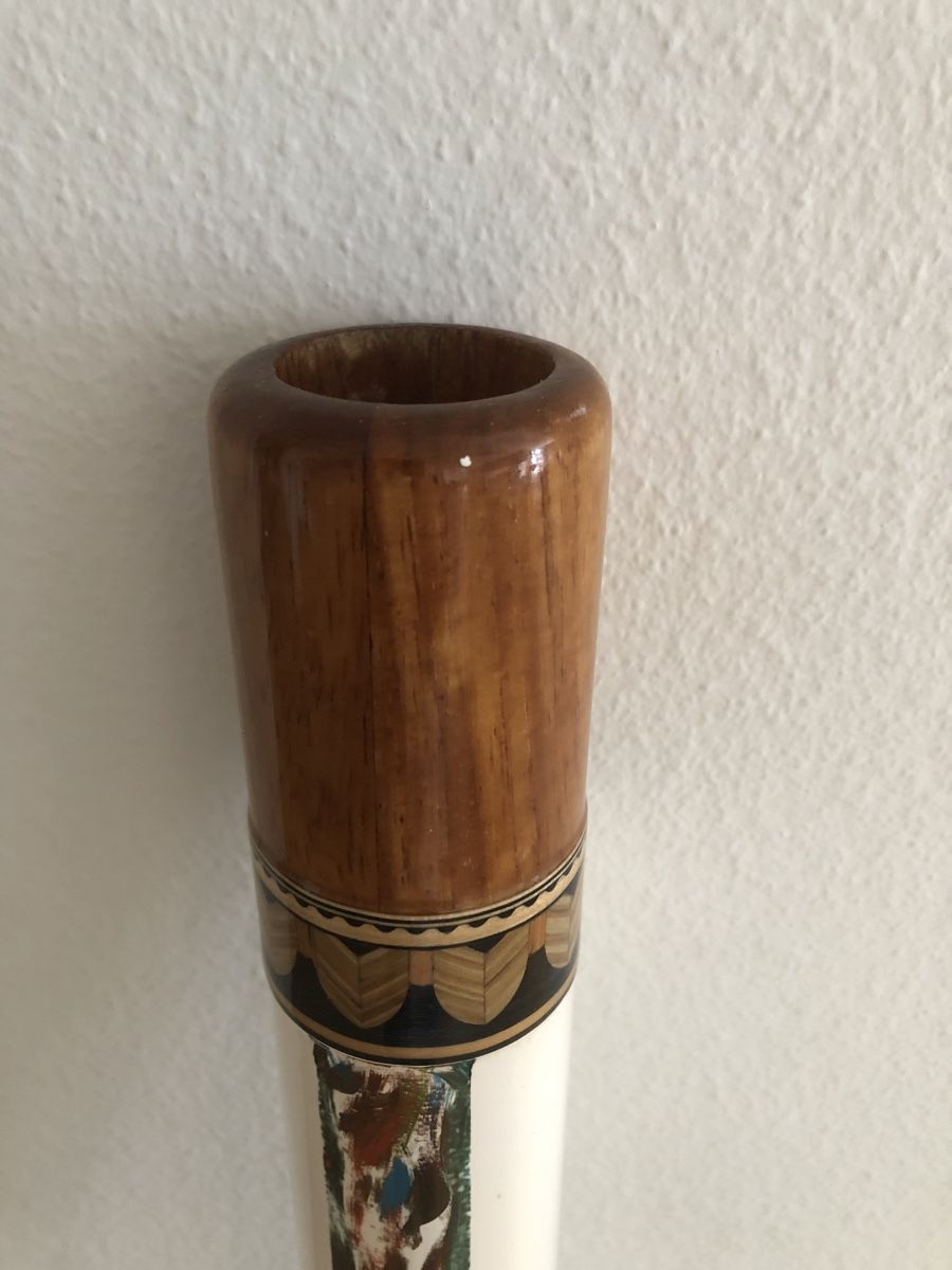 Musikinstrumente: Didgeridoo aus Epoxy - Volcanic Flow - E – Gebraucht aus Meilen von OZ2000 3