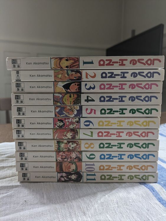 Fumetti: Love Hina Manga 1-11 Deutsch – Usato da Zürich venduto da munchies 1