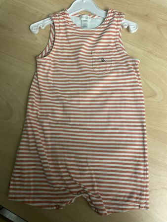 Sommerlicher Obaibi Overall Gr. 74, gestreift, top Zustand!