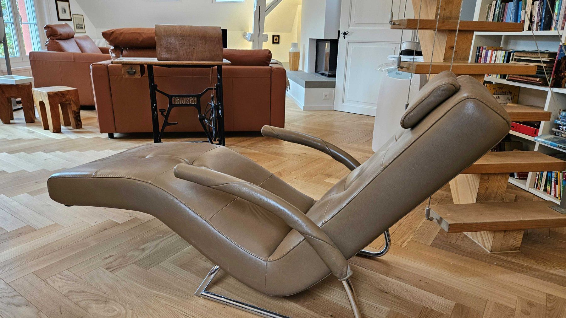 Fauteuils: Relax/Lesesessel - Leder braun – D'occasion à Schaffhausen par Haferkorn 1