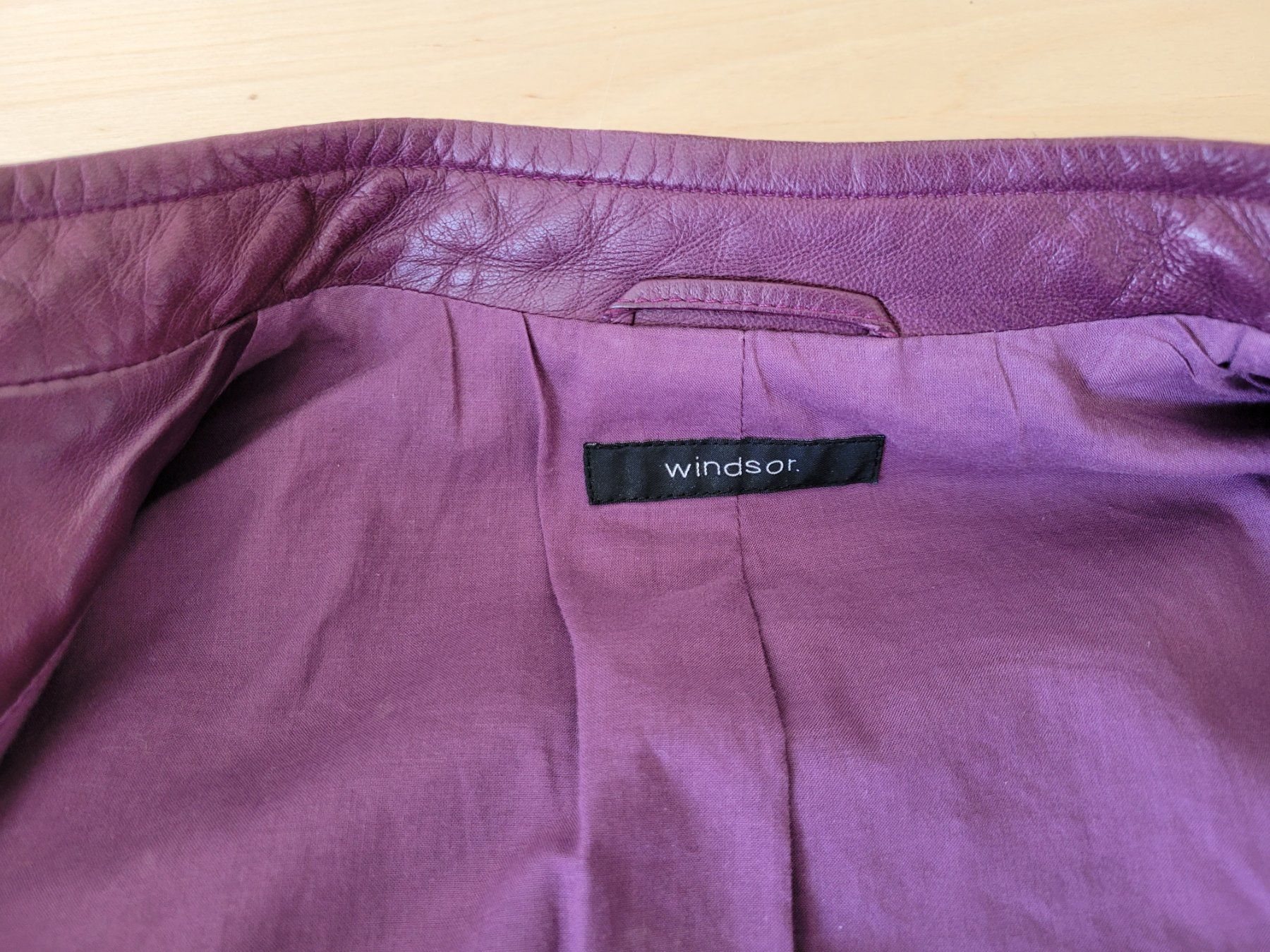 Windsor Giacche: Echt Leder Jacke Lederjacke Windsor Gr 38 – Usato da Wiesendangen venduto da samoalk 7