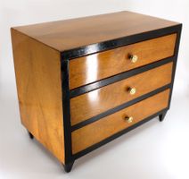 B0373 Antike dreischübige Modellkommode Biedermeier ~1820