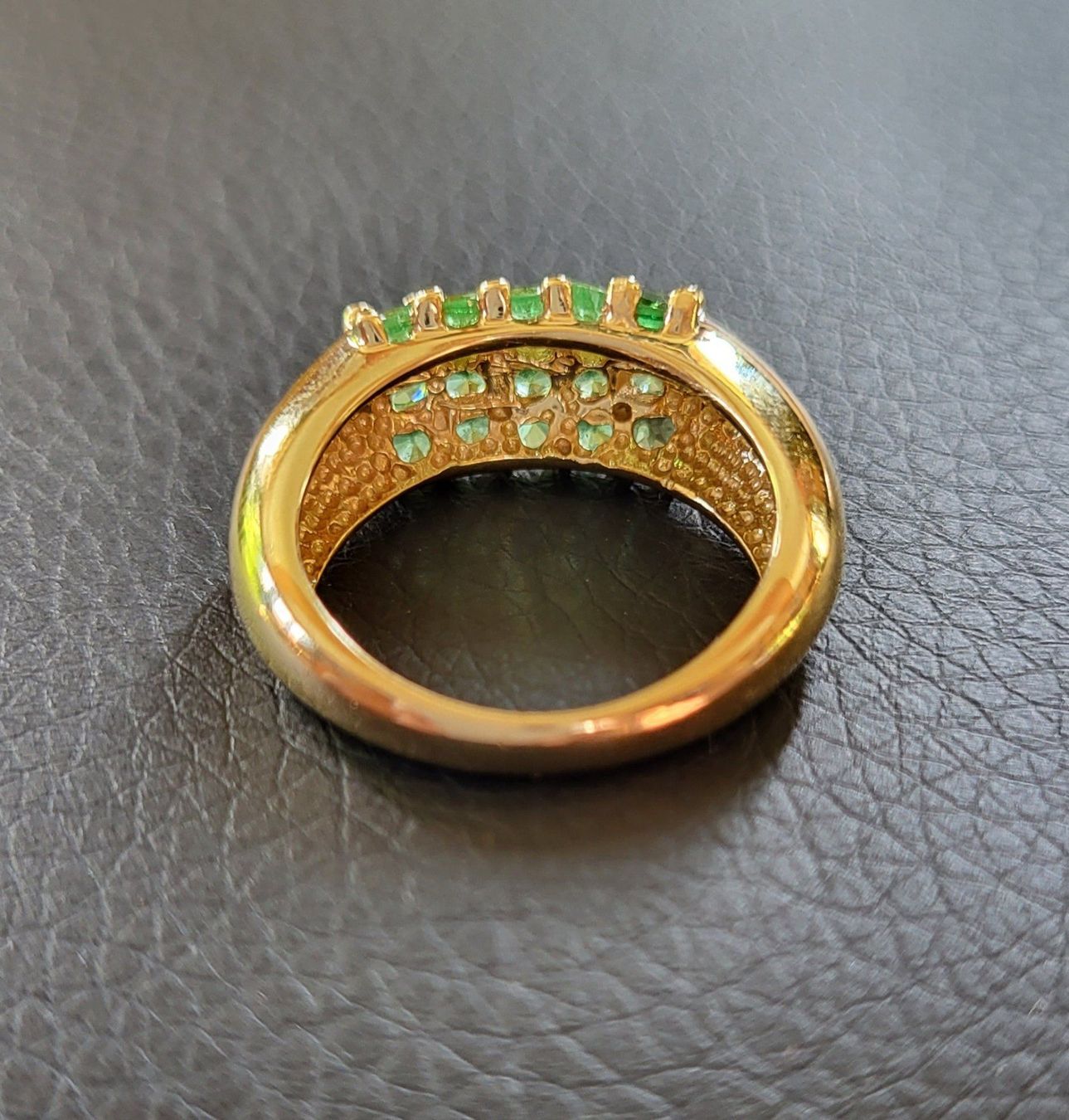 Anelli: Gold 585 Massiv Ring Mit Steine – Usato da Wald ZH venduto da Dasilver 1