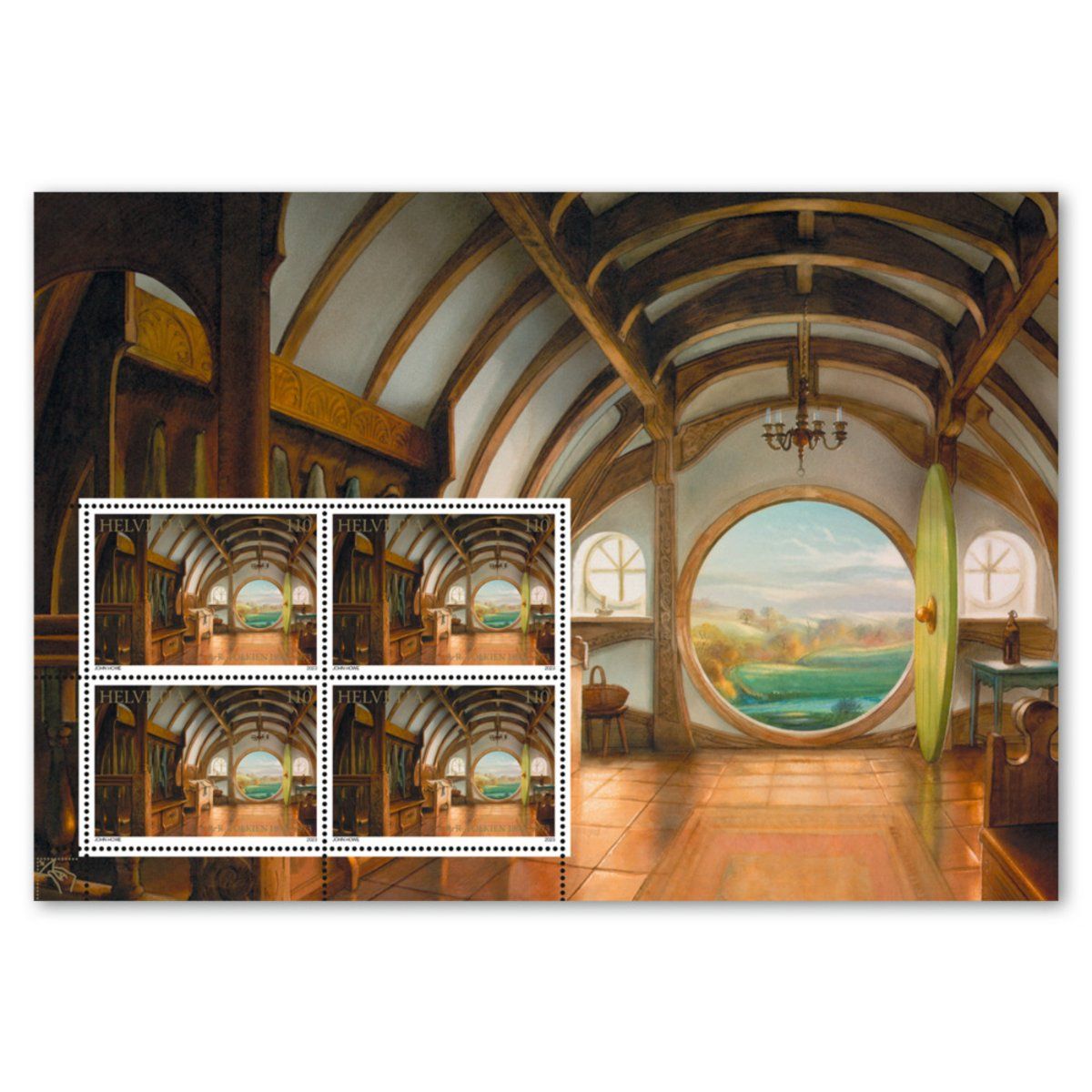 Alle Briefmarken: Block Postfrisch 2023 Herr der Ringe J. R. R. Tolkien – Neu und originalverpackt aus Schliern b. Köniz von joni20 1