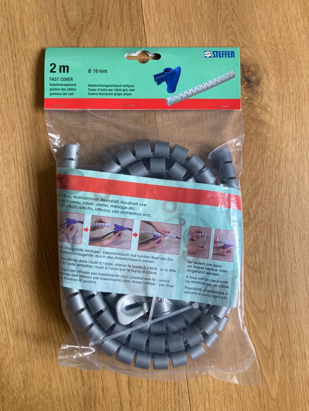 Tubi & Tubi flessibili: Kabelschlauch 2m, Ø16mm - Grau – Nuovo e nell'imballaggio originale da Winterthur venduto da ced_s9j7