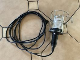 Arbeitslampe mit Schutzkorb kabelgebunden top Zustand