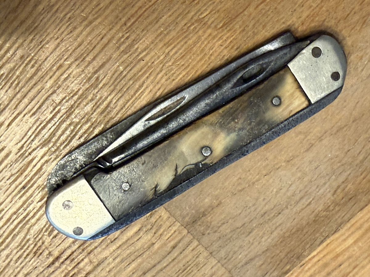 Coltelli tascabile: Antikes Feuerschlag Taschenmesser Feuerschlagmesser – Usato da Goldach venduto da Messerguru 1