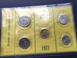 Serie IPZS 1971 , seltene, unzirkuliert stgl