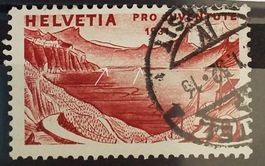 1960) J59.1.01, Farbiger doppelstrich vom Berg zum See
