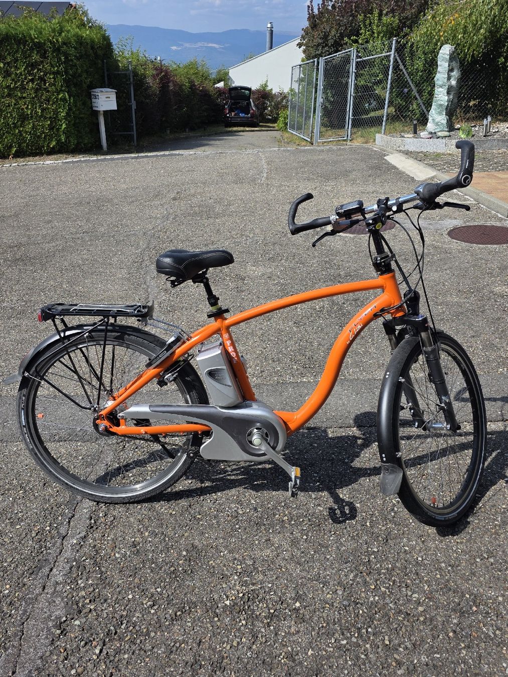 Velos: Vélo électrique Flyer orange – Gebraucht aus Cudrefin von Gsgsa