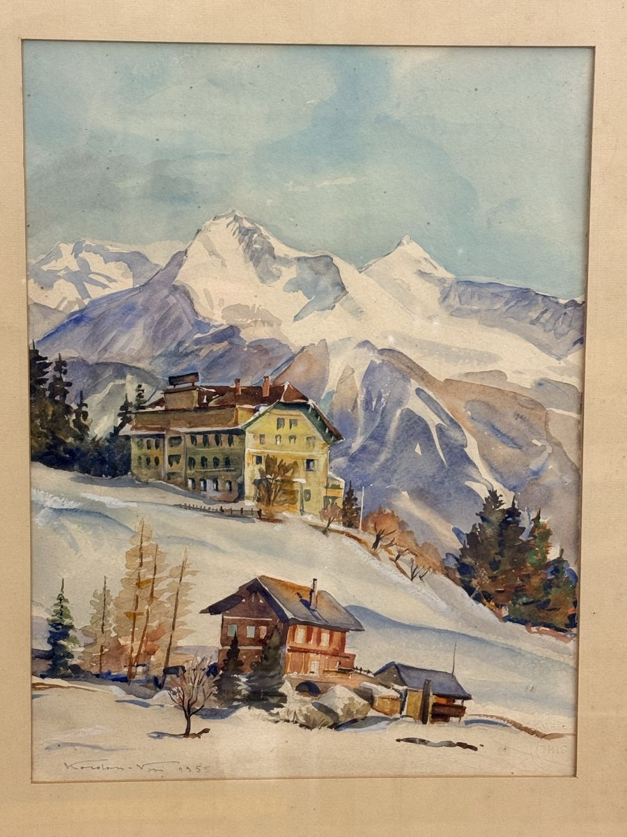 Dipinti: Gemälde - 1955 – Usato da Solothurn venduto da NUVICO 5