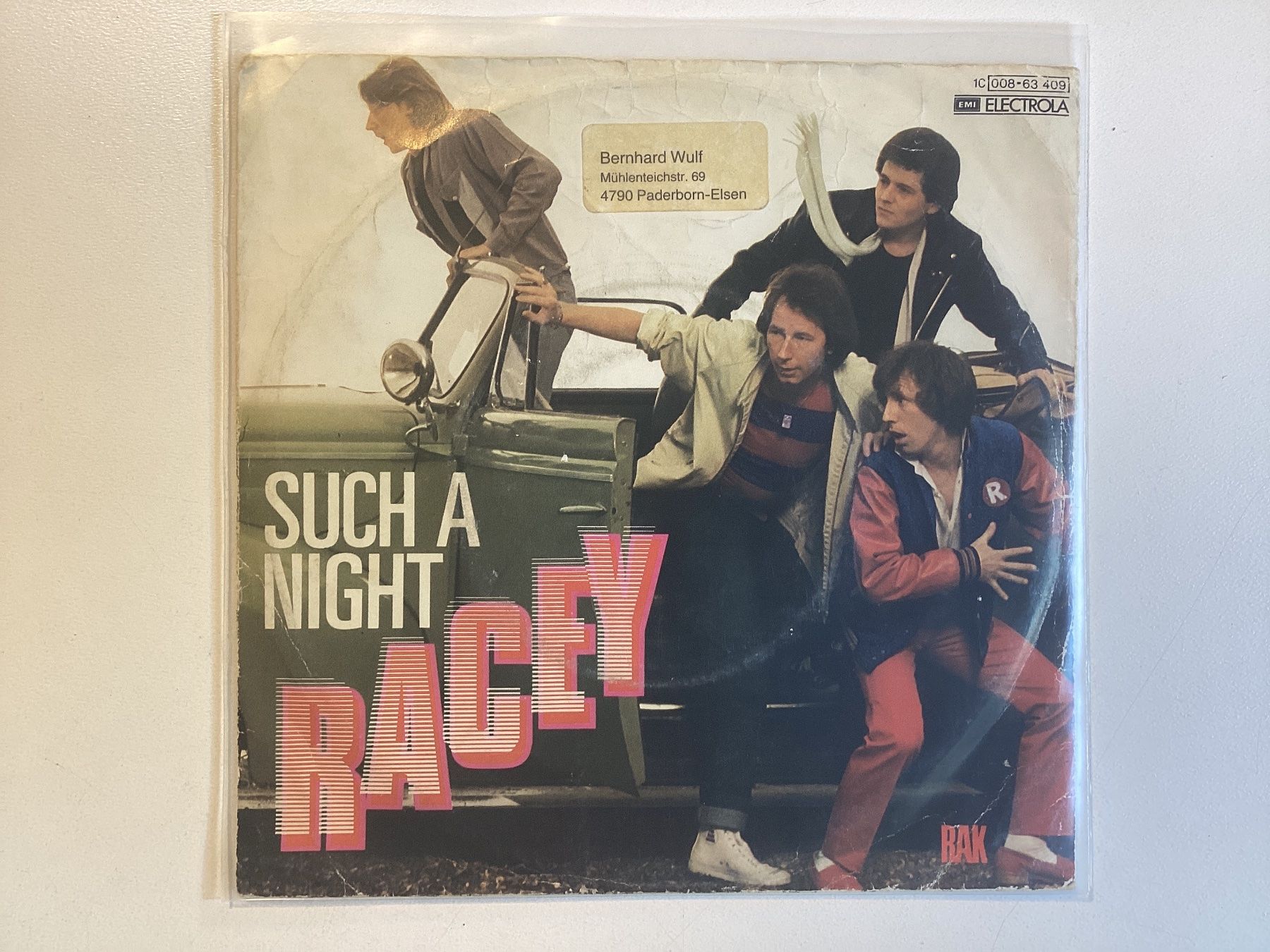 Dischi in vinile: Racey Single - Such A Night – Usato da Gutenswil venduto da Hamzian