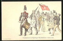 Proclamation République Neuchâteloise, 50ème anniv. 1898