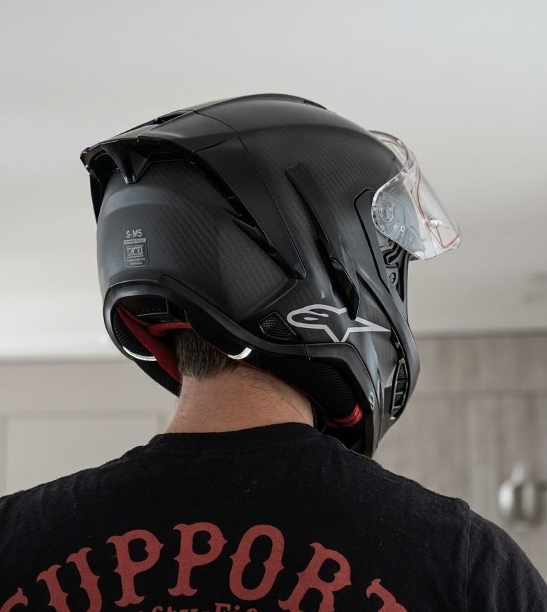 Alpinestars Caschi & visiere: Alpinestars Supertech R10 Helm Solid – Nuovo e nell'imballaggio originale da St. Gallen venduto da Alpenfuerst 1