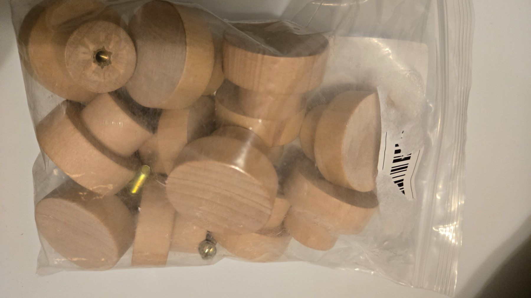 Articoli in legno: Möbelknöpf aus Holz, 12 Stück – Nuovo e nell'imballaggio originale da Bern venduto da jel_cc8z