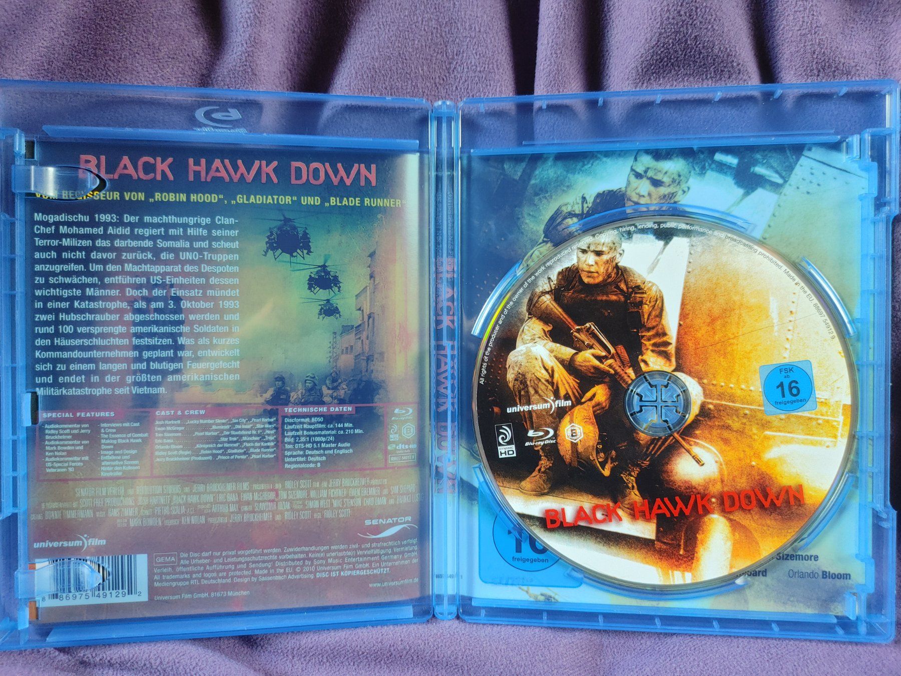 Tutti i DVDs: Black Hawk Down - Ridley Scott - Blu Ray – Usato da Ibach venduto da FinrodTaralom 2