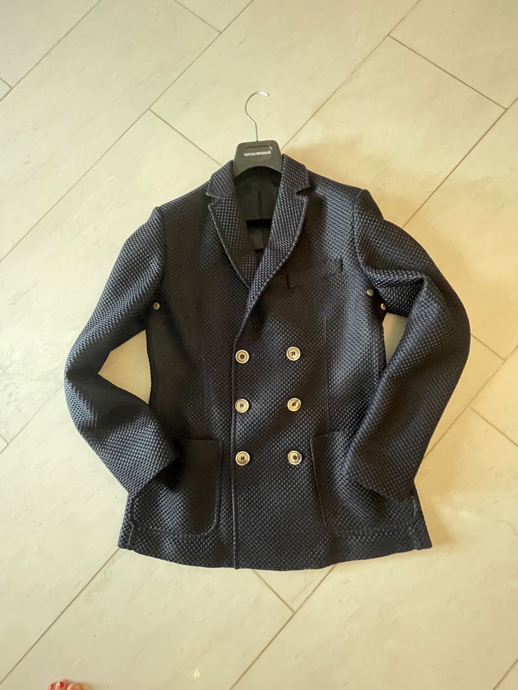 Armani Vestes: Giorgio Armani Sakko dunkelblau Gr.48 – D'occasion à Unterengstringen par DeaundHeinz