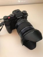 Fujifilm X-T2 Systemkamera mit Top-Objektiv und viel Zubehör
