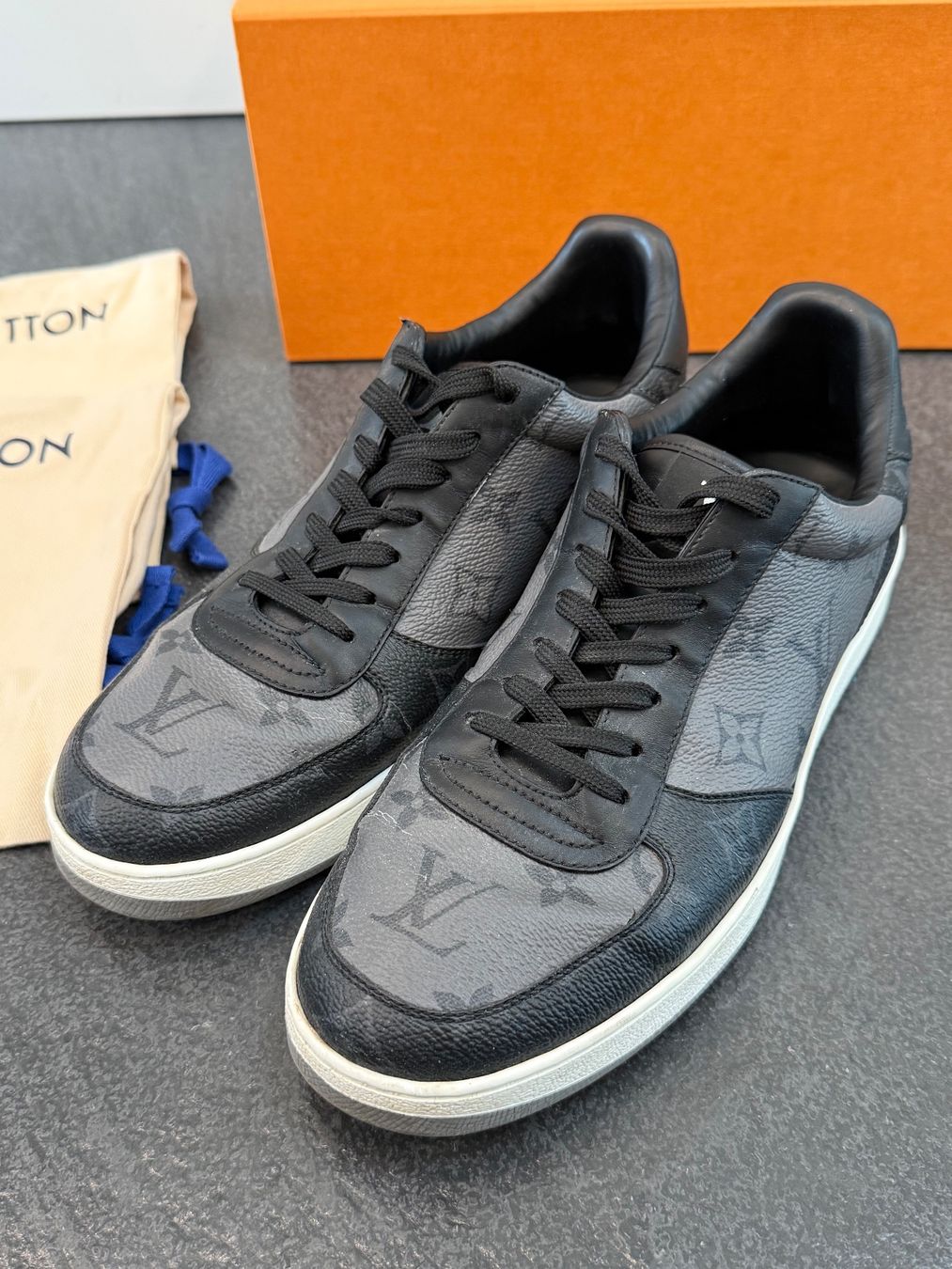 Louis Vuitton Scarpe da uomo: Louis Vuitton Sneaker monogram Grösse 40.5 – Nuovo (secondo la descrizione) da Illnau venduto da Bigmama14 3