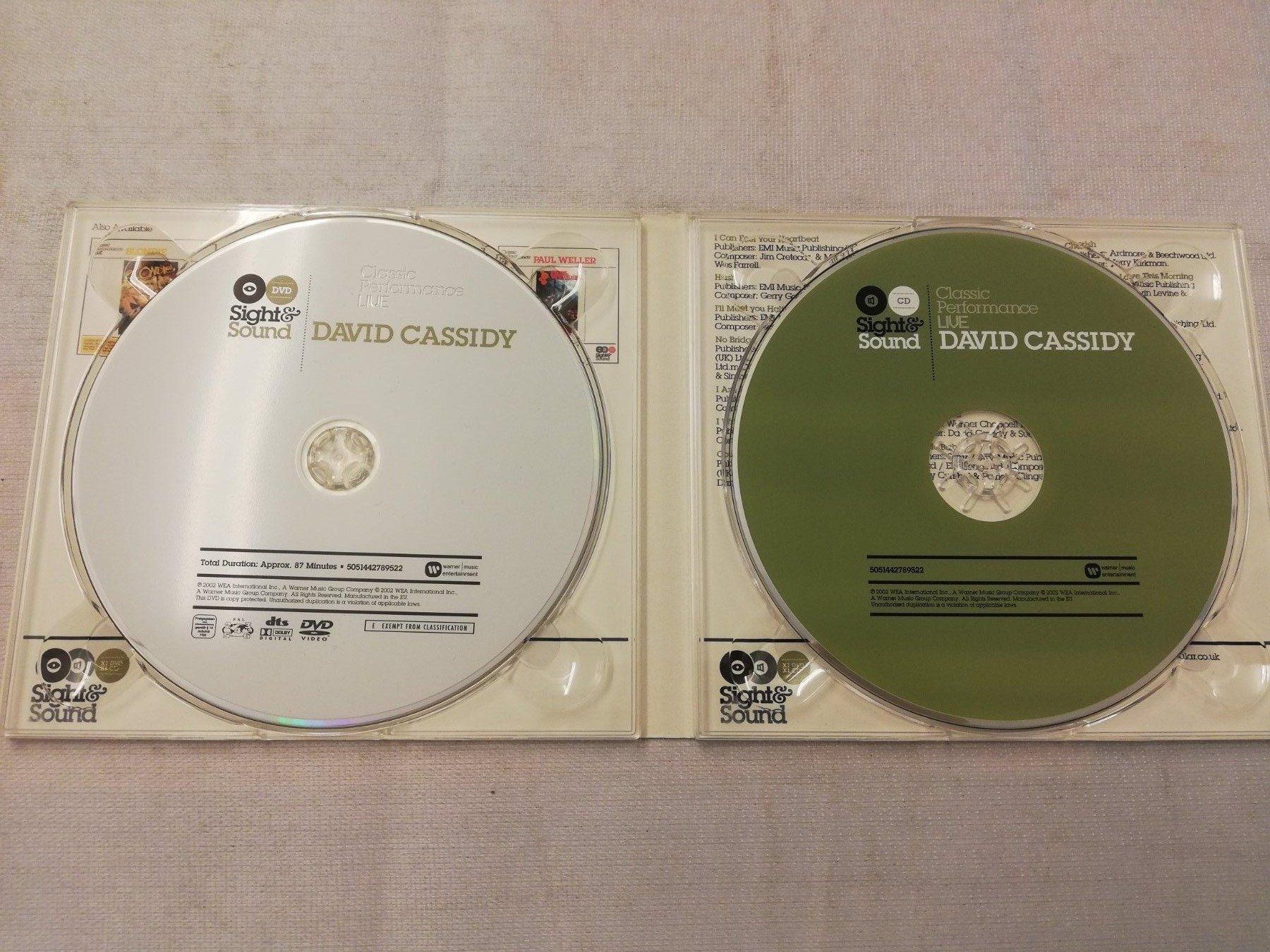 CDs: DAVID CASSIDY - CLASSIC PERFORMANCE LIVE – D'occasion à Bern par Vinylsound.ch 2