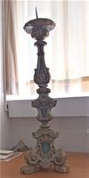Antiker Altar Kerzenständer Höhe 85 cm