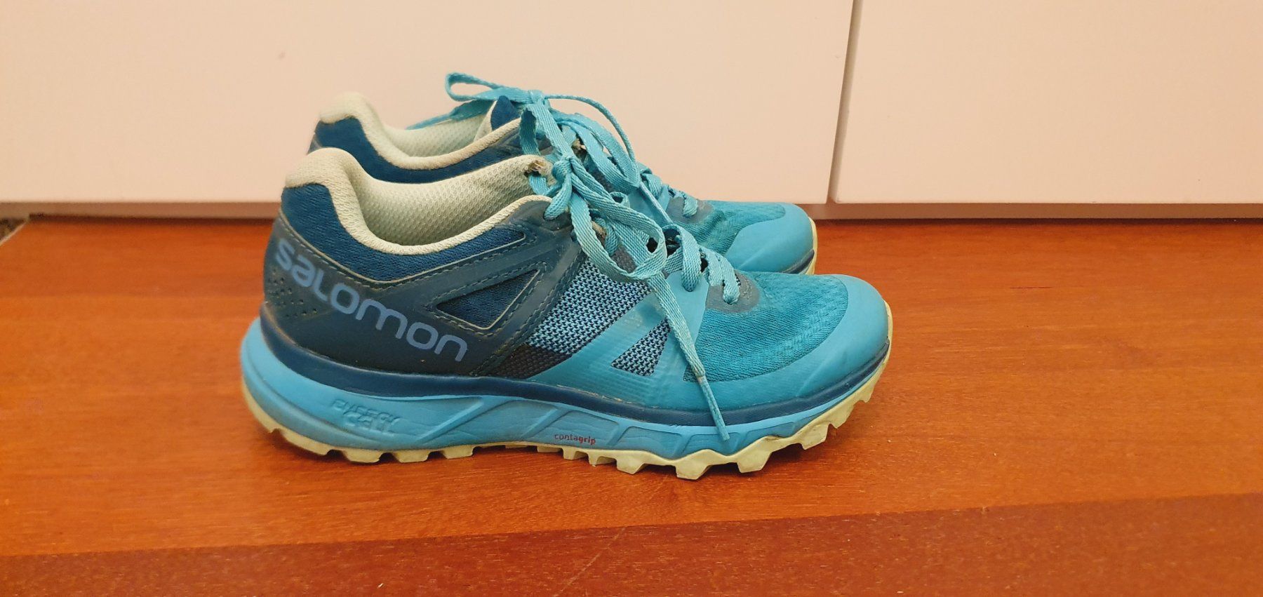 Salomon Scarpe da uomo: Salomon Trekking Schuhe blau Grösse 35 – Usato da Stansstad venduto da InStyle8 5