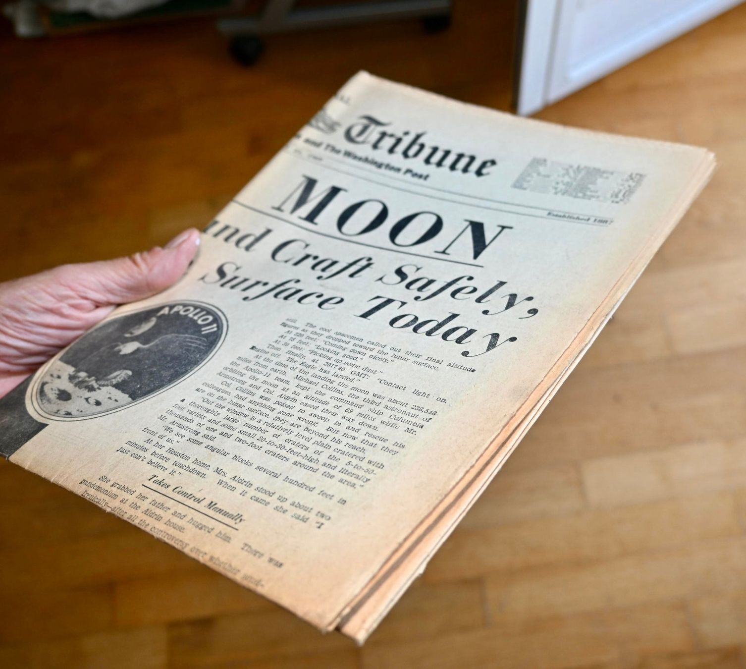 Riviste & Magazine: Int. Herald Tribune 1969 MAN ON MOON – Usato da Pfaffhausen venduto da mono_rec 7