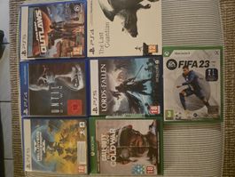 Jeux Vidéo PS4 PS5 Xbox Series X Lot 6 Jeux