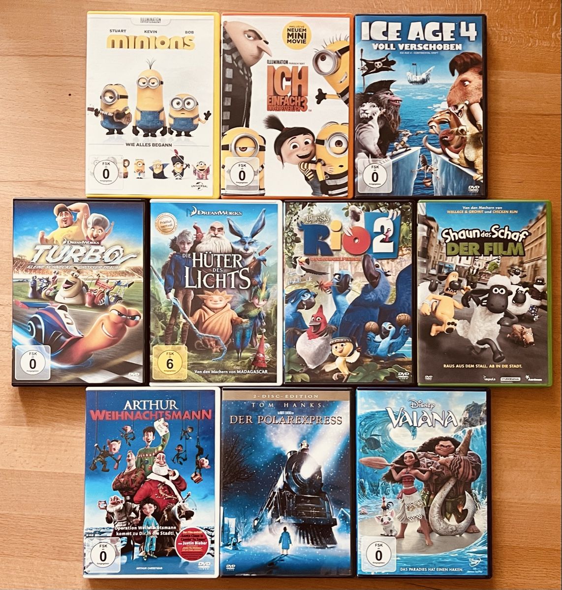 Tutti i DVDs: Kinder Animations Filme auf DVD – Usato da Bottmingen venduto da bsp_t6m8